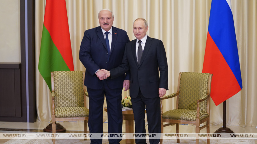 Во время встречи Александра Лукашенко и Владимира Путина в подмосковном Ново-Огарево