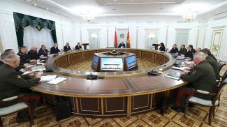 Проект обновленной Концепции национальной безопасности был вынесен на заседание Совета безопасности во главе с Президентом Беларуси Александром Лукашенко