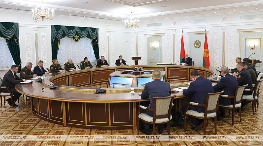 Александр Лукашенко провел совещание по актуальным вопросам обеспечения безопасности и правопорядка и мерах по охране государственной границы