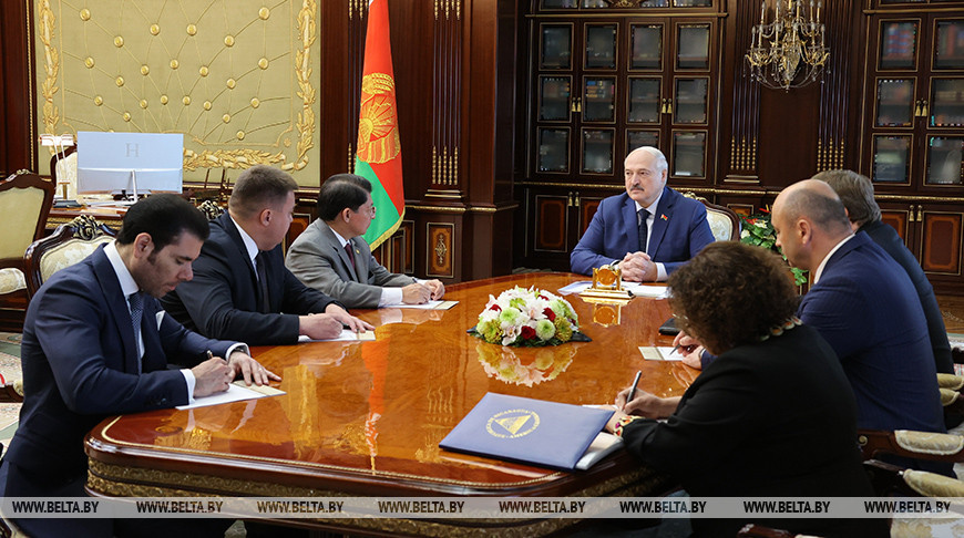 Александр Лукашенко провел встречу с министром иностранных дел Никарагуа Денисом Монкадой Колиндресом