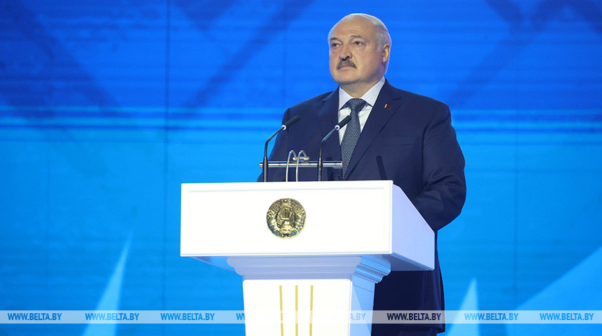 Александр Лукашенко во время торжественной церемонии открытия II Игр стран СНГ в Минске