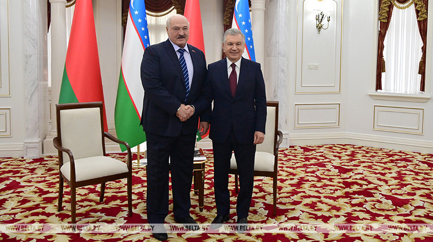 Александр Лукашенко и Шавкат Мирзиёев
