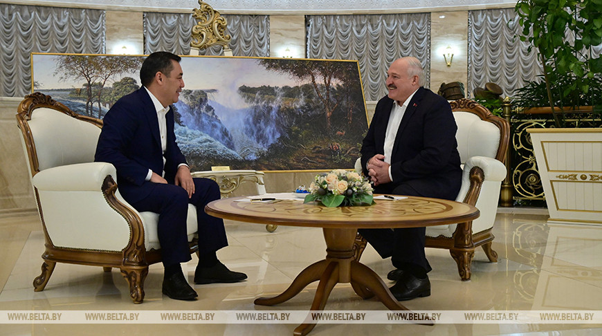 Президент Беларуси Александр Лукашенко 22 ноября провел встречу с Президентом Кыргызстана Садыром Жапаровым. Фото из архива