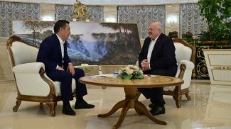 Президент Беларуси Александр Лукашенко 22 ноября провел встречу с Президентом Кыргызстана Садыром Жапаровым. Фото из архива