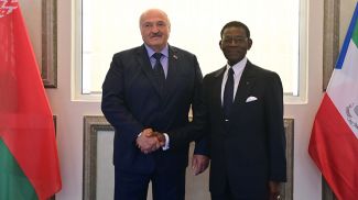 Александр Лукашенко и Теодоро Обианг Нгема Мбасого