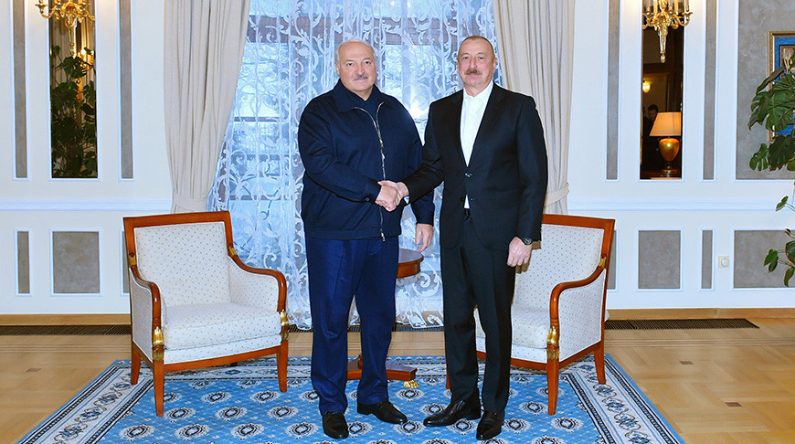Александр Лукашенко и Ильхам Алиев. Фото пресс-службы Президента Азербайджана