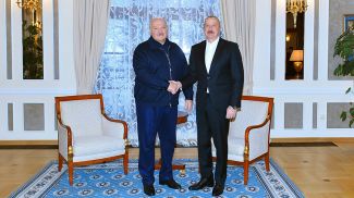 Александр Лукашенко и Ильхам Алиев. Фото пресс-службы Президента Азербайджана