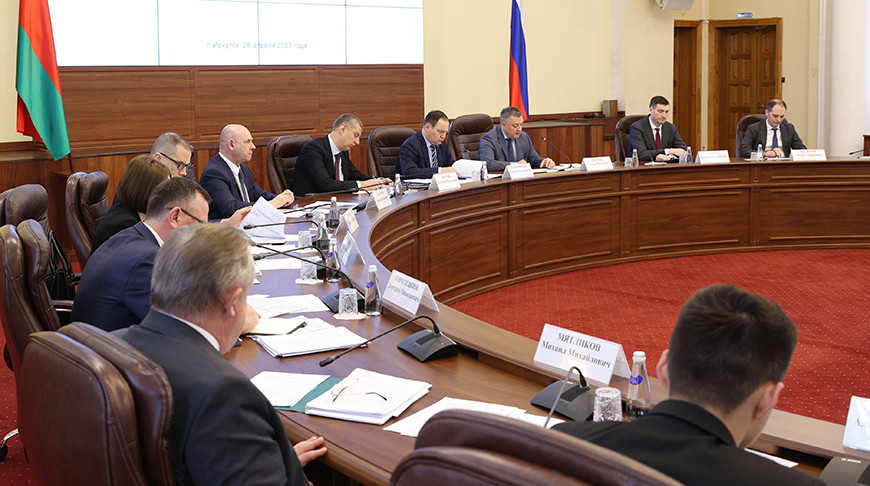 Во время встречи Романа Головченко с губернатором Иркутской области Игорем Кобзевым