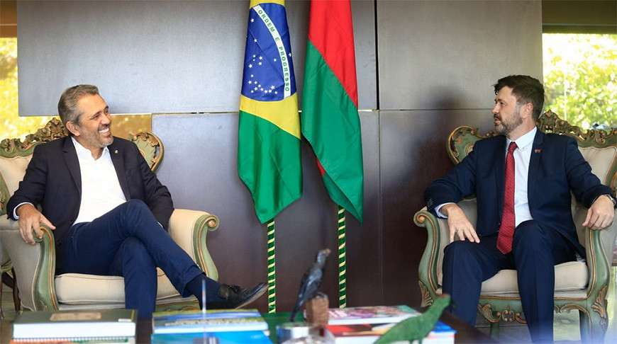 Элману де Фрейтас и Сергей Лукашевич. Фото Посольства Республики Беларусь в Федеративной Республике Бразилия