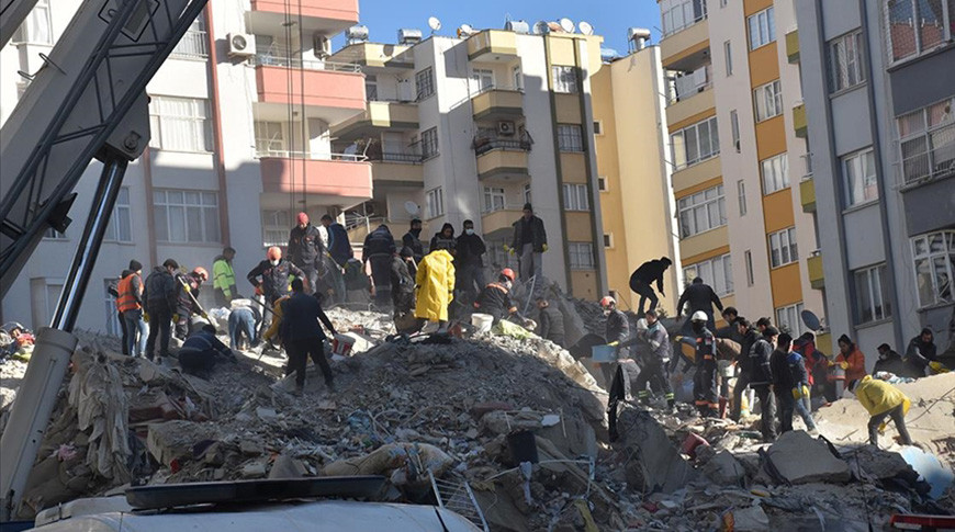 Последствия землетрясений в Турции. Фото Агенства Анадолу