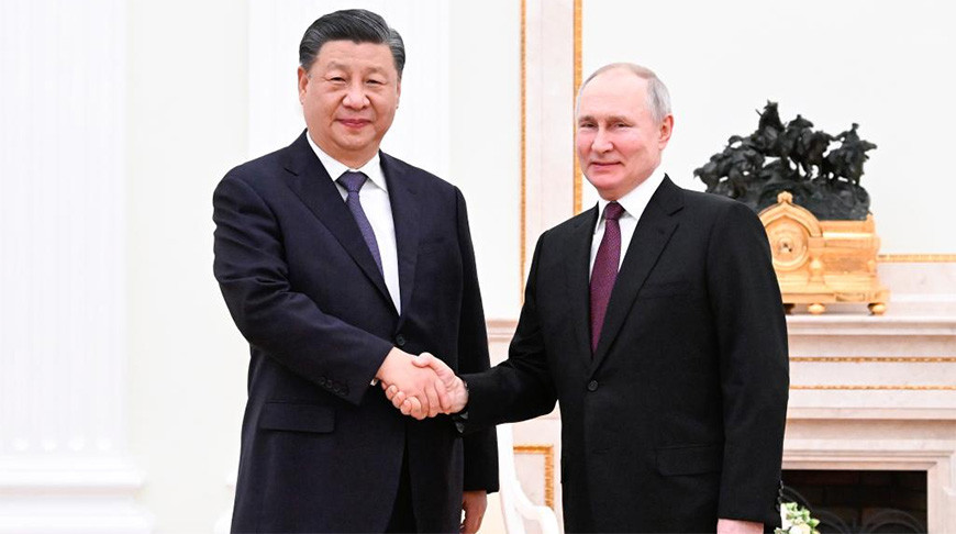 Си Цзиньпин и Владимир Путин. Фото Синьхуа