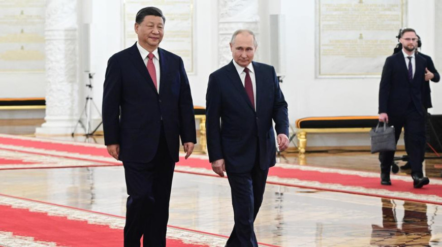 Си Цзиньпин и Владимир Путин. Фото ТАСС