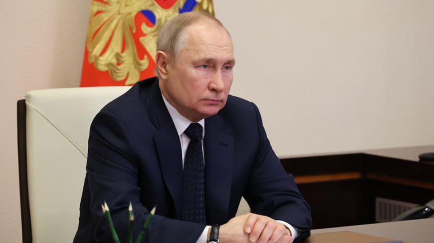 Владимир Путин. Фото пресс-службы президента РФ/ ТАСС
