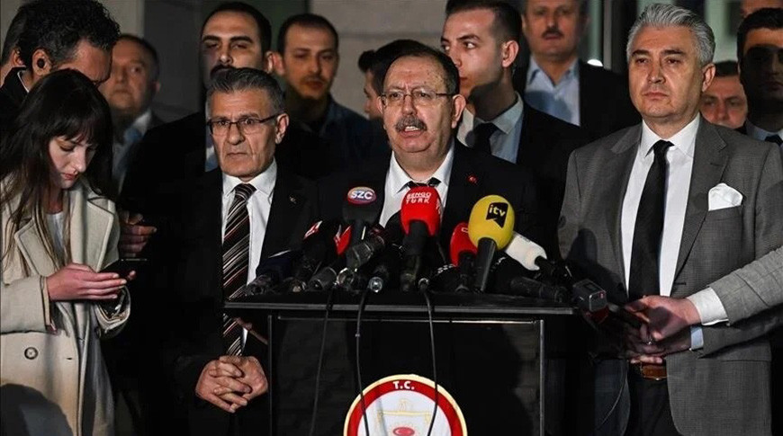 Председатель Высшей избирательной комиссии Турции (YSK) Ахмет Йенер. Фото Агенства Анадолу