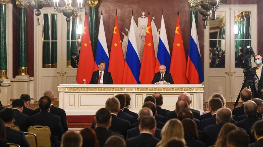 Председатель КНР Си Цзиньпин и президент РФ Владимир Путин. Фото ТАСС