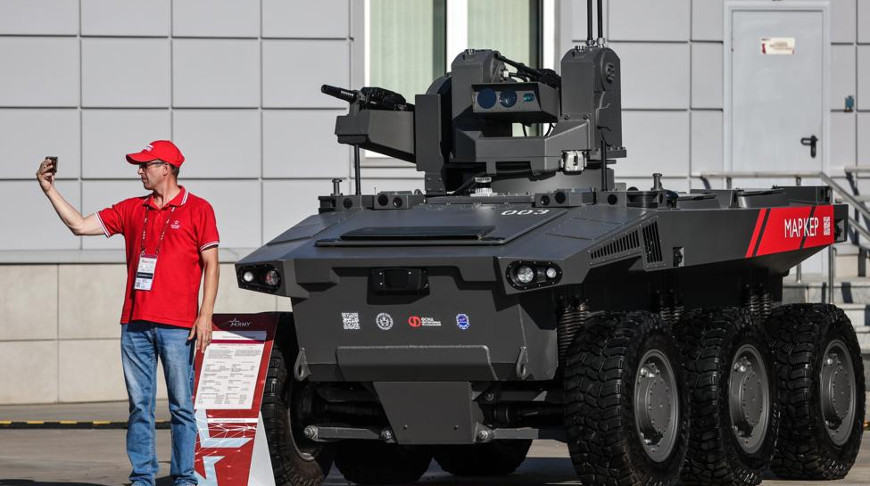 Боевой робот "Маркер". Фото ТАСС