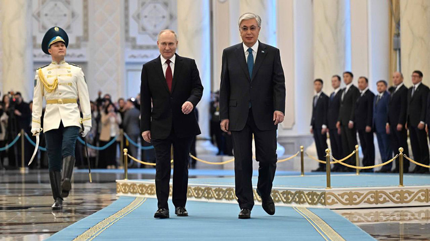 Владимир Путин и Касым-Жомарт Токаев. Фото пресс-службы Акорды