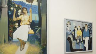 На выставке Леонида Щемелева. Фото из архива