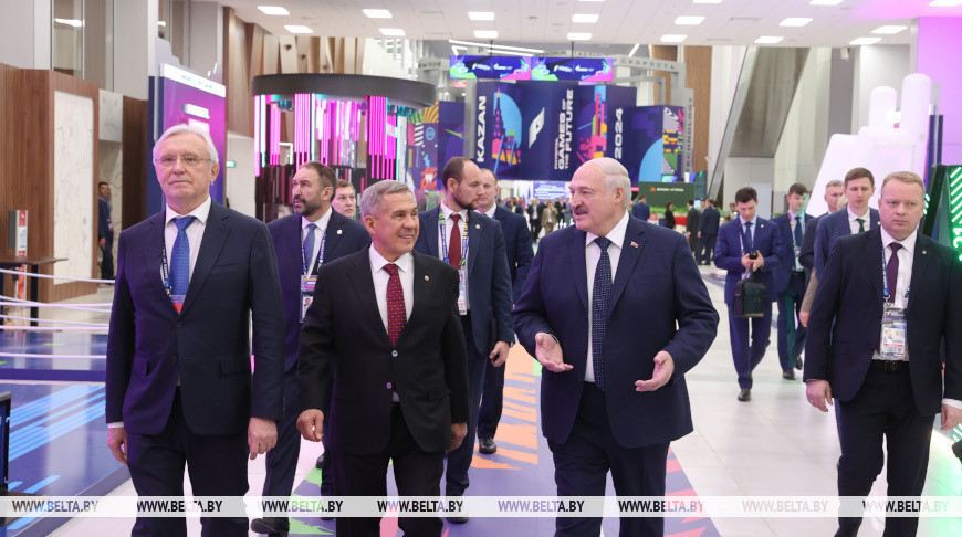 "Наперад у будучыню, сябры!" Лукашенко с коллегами по СНГ посетил открытие Игр Будущего в Казани