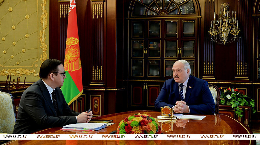 Владимир Перцов и Александр Лукашенко