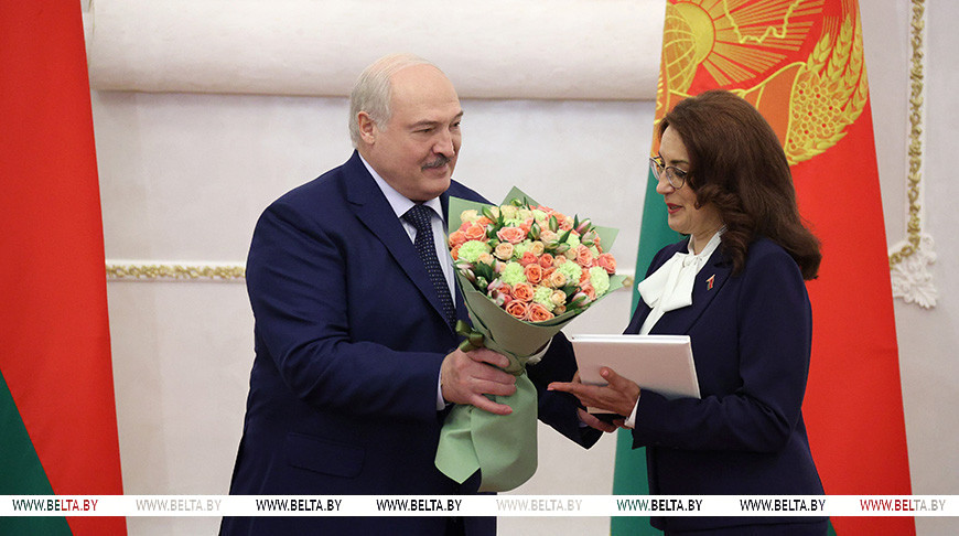 Александр Лукашенко и Светлана Любецкая