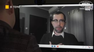 Томаш Грыгуч. Скриншот видео БЕЛТА