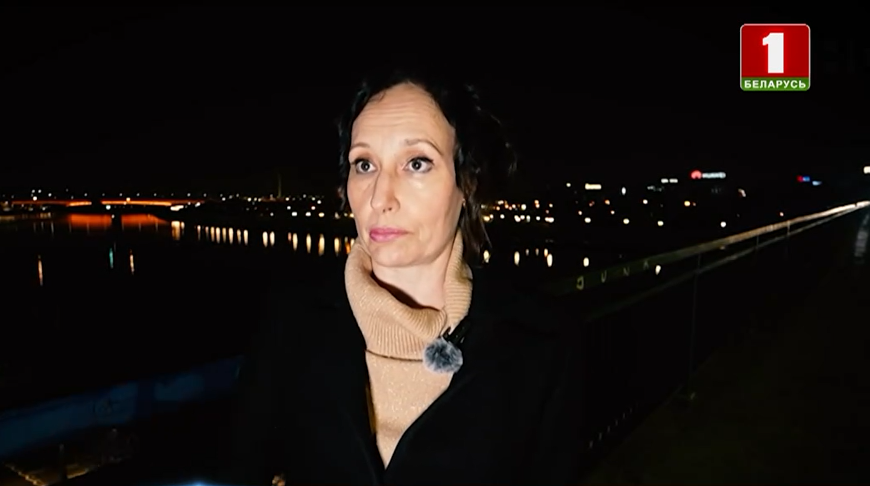 Ивана Жигон. Скриншот видео телеканала "Беларусь 1"