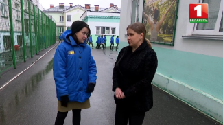 Скриншот видео телеканала "Беларусь 1"