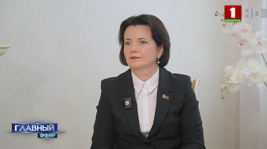 Наталия Павлюченко. Скриншот видео "Беларусь 1"