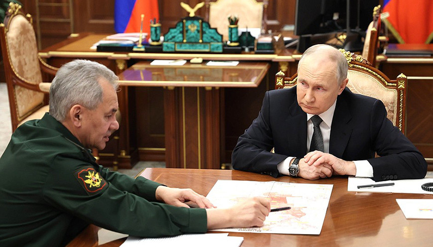 Сергей Шойгу и Владимир Путин. Фото kremlin.ru
