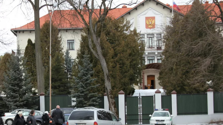 Здание посольства России в Литве. Фото из архива РИА Новости
