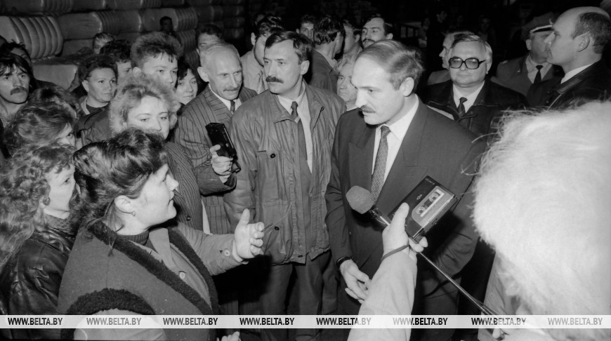 Александр Лукашенко, 1994 год. Фото из архива