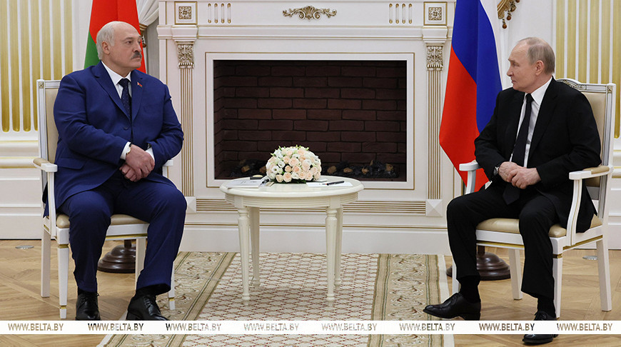 Александр Лукашенко и Владимир Путин