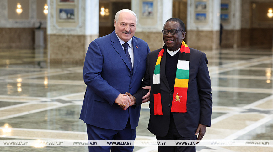 Александр Лукашенко и Эммерсон Мнангагва