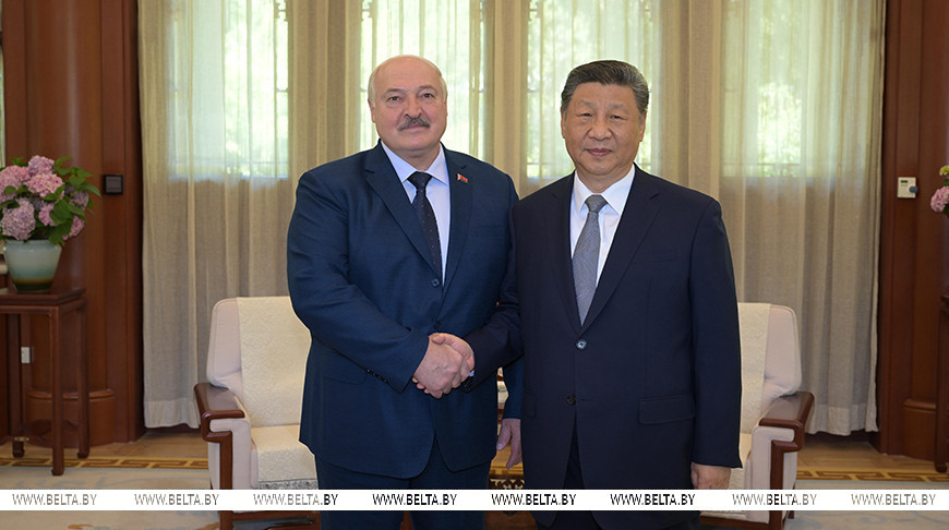 Александр Лукашенко и Си Цзиньпин