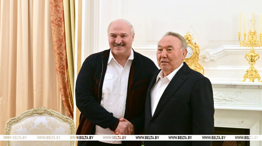 Александр Лукашенко и Нурсултан Назарбаев. Фото из архива