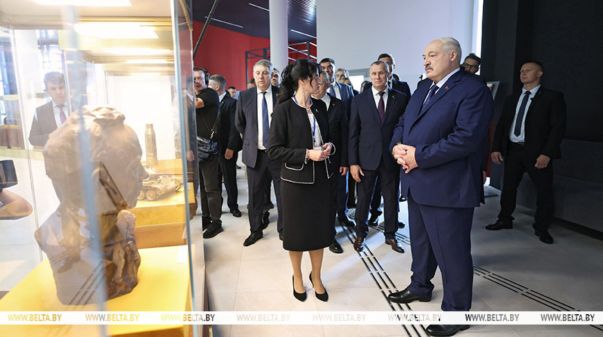 Александр Лукашенко на открытии музея Славы Могилевщины