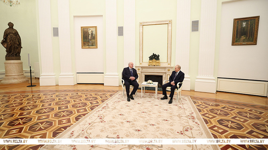 Александр Лукашенко и Владимир Путин