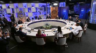 Александр Лукашенко принял участие в Глобальном атомном форуме, который прошел в Москве на территории ВДНХ