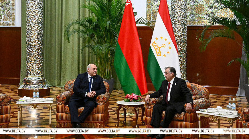 Александр Лукашенко и Эмомали Рахмон