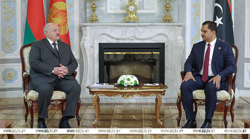 Александр Лукашенко и Саддам Халифа Хафтар