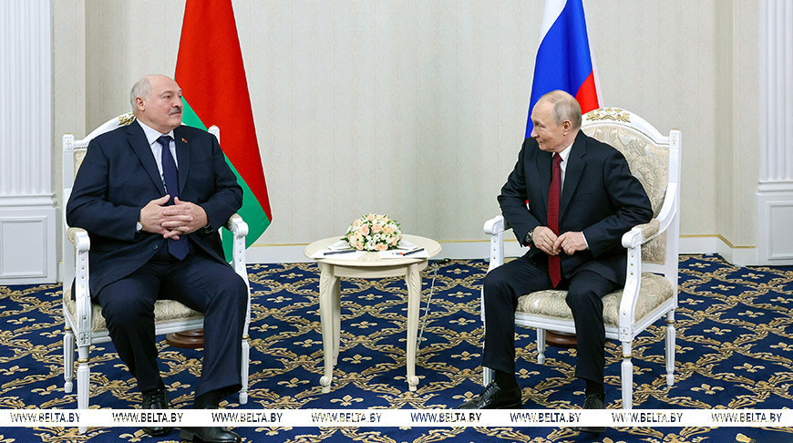 Александр Лукашенко и Владимир Путин