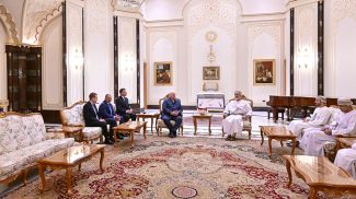 Александр Лукашенко и Хайсам бен Тарек Аль Саид