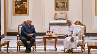 Александр Лукашенко и Хайсам бен Тарек Аль Саид