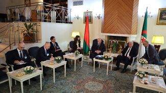 Александр Лукашенко и Ибрагим Бугали