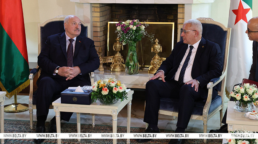 Александр Лукашенко и Ибрагим Бугали