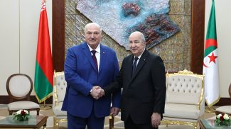 Александр Лукашенко и Абдельмаджид Теббун