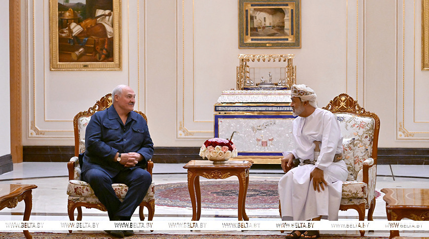 Александр Лукашенко и Хайсам бен Тарек Аль Саид