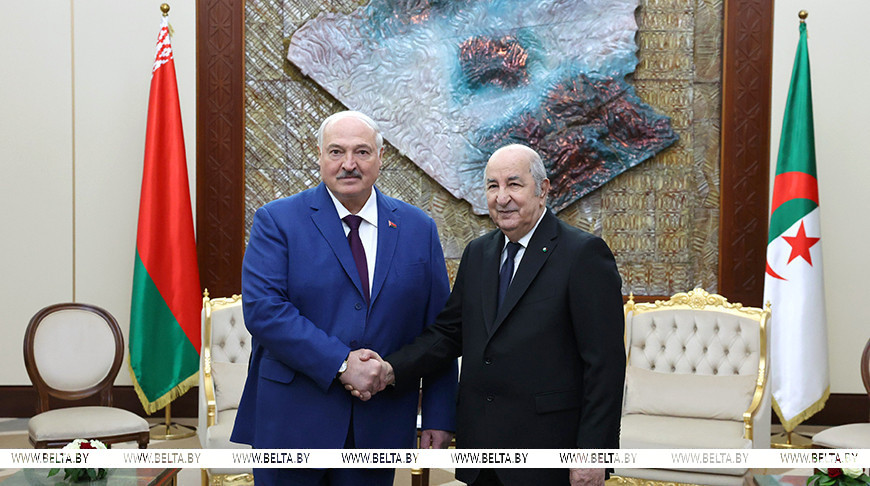 Александр Лукашенко и Абдельмаджид Теббун
