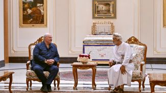 Александр Лукашенко и Хайсам бен Тарек Аль Саид